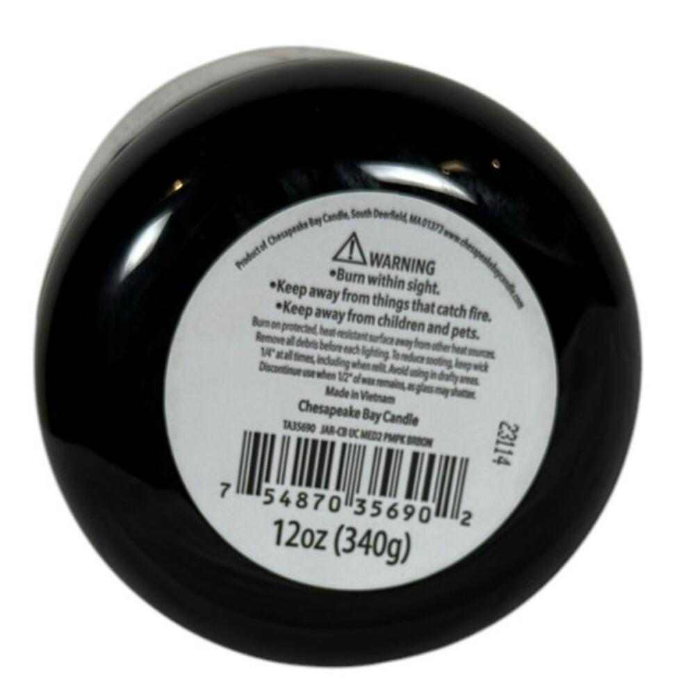 Chesapeake Bay Candles Pumpkin Bourbon Soy Wax Blend Two wick Candle - Picture 2 of 4